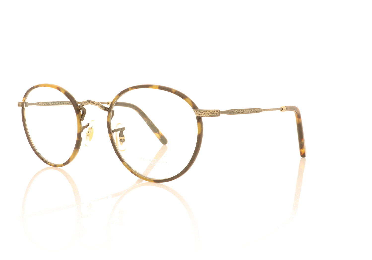 Oliver Peoples Carling 5284 Antique Gold Glasses - Angle