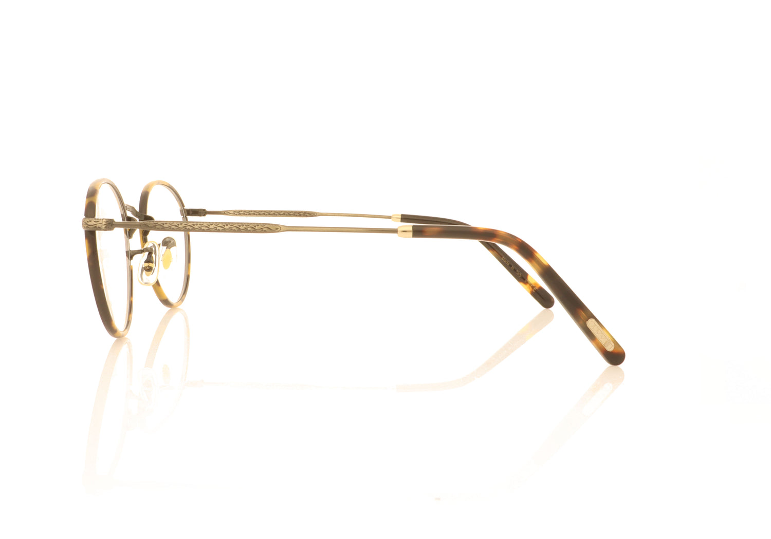 Oliver Peoples Carling 5284 Antique Gold Glasses - Side