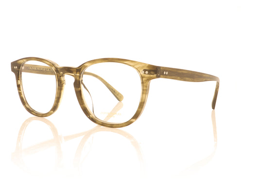 Oliver Peoples Kisho 1735 Soft Olive Glasses - Angle