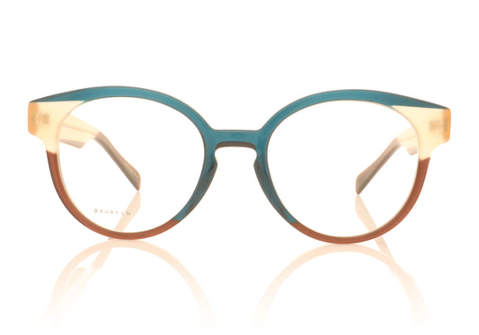 Ørgreen Brittany A227 Blue Rose Brown Glasses - Front