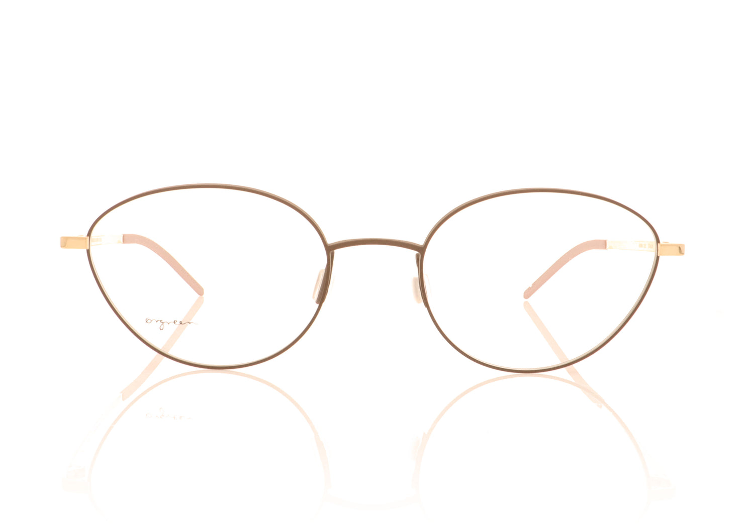 Ørgreen Human 1120 Mat Brown Glasses - Front