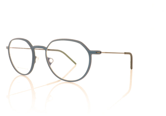 Ørgreen Lava Flava 48-46 Teal Blue Glasses - Angle