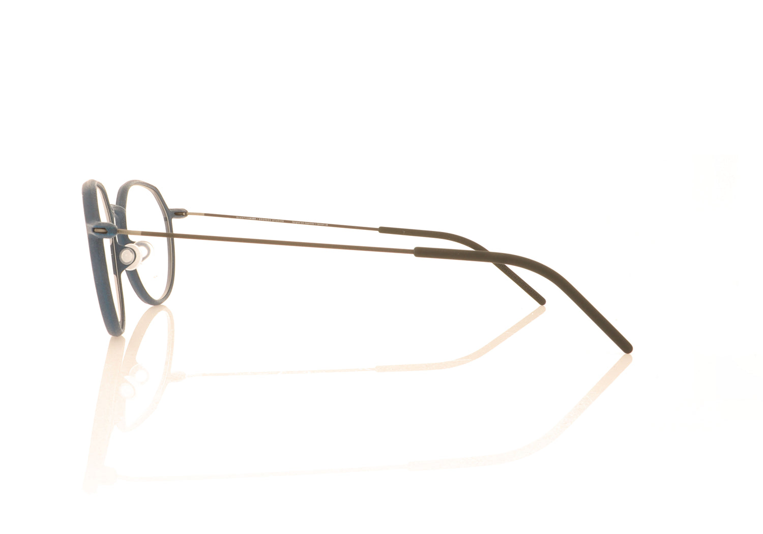 Ørgreen Lava Flava 48-46 Teal Blue Glasses - Side