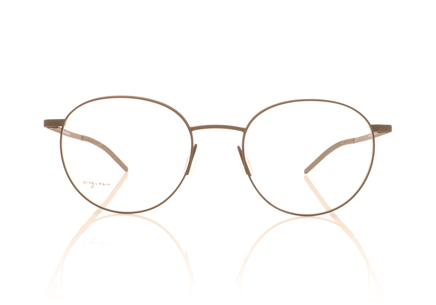 Ørgreen Western 1226 Antique Dark Brown Glasses - Front