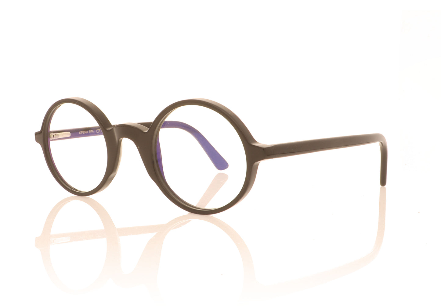 Pagani Opera 97A Black Glasses - Angle