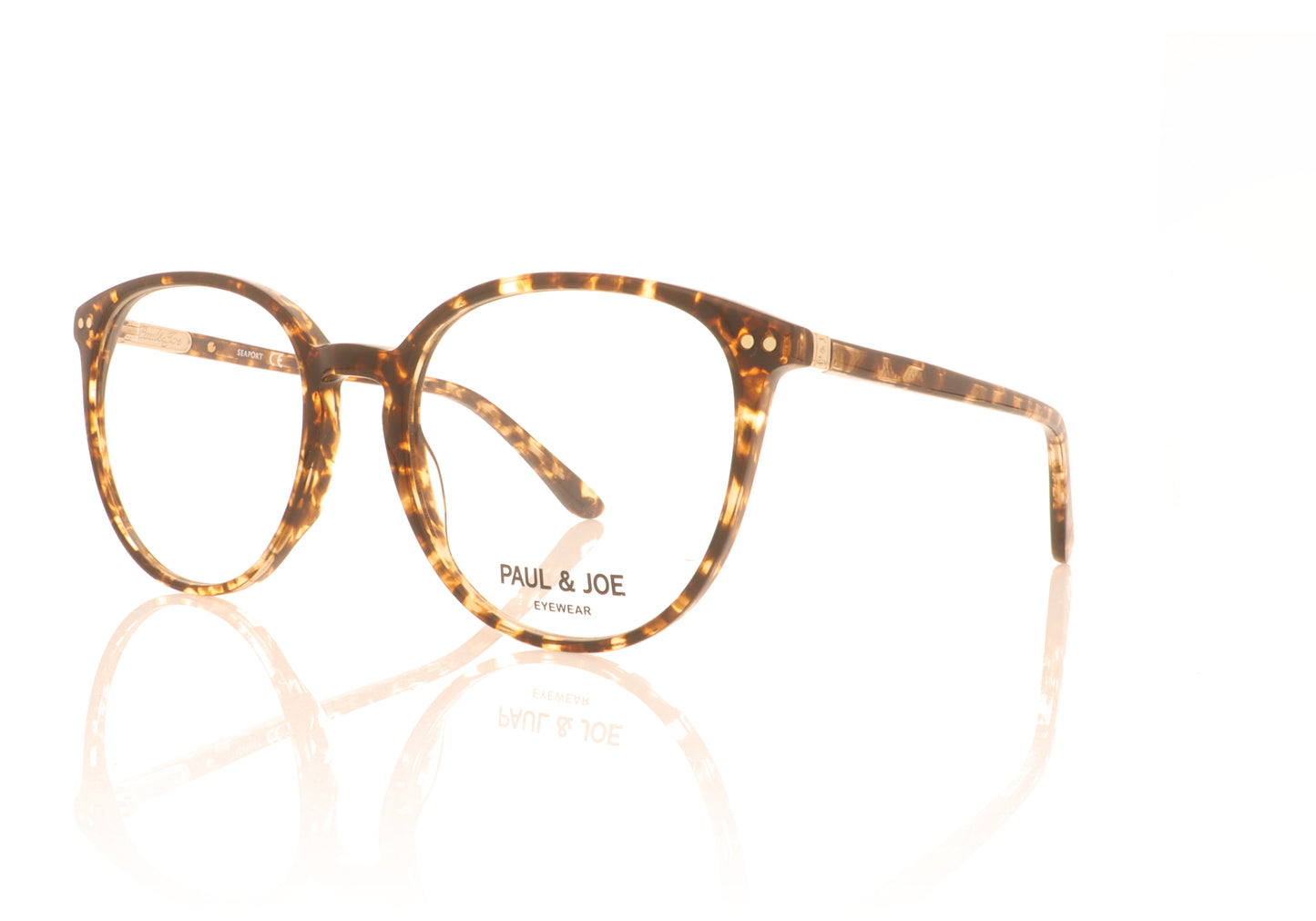 Paul & Joe Azure 04 E459 Spotted Brown Tortoise Glasses - Angle