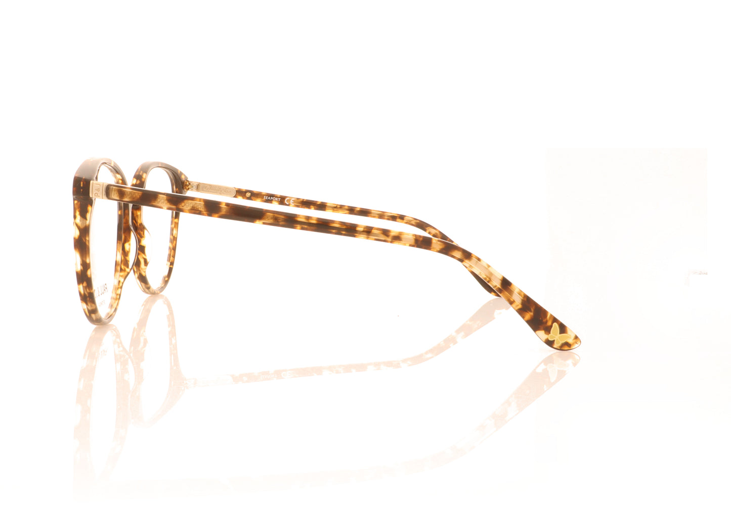 Paul & Joe Azure 04 E459 Spotted Brown Tortoise Glasses - Side