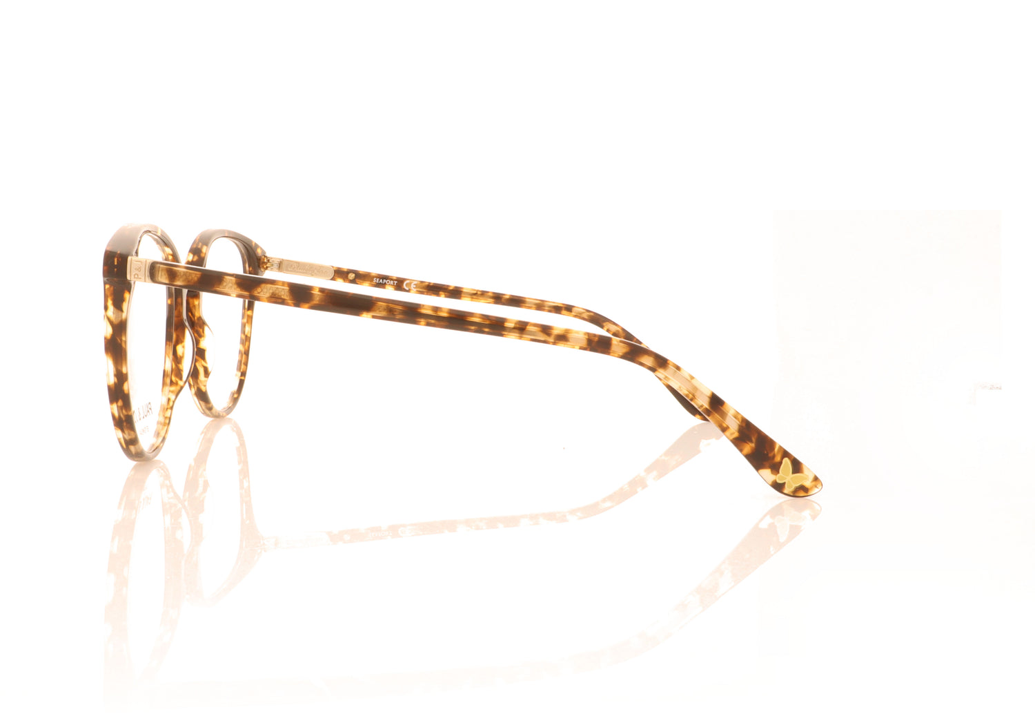 Paul & Joe Azure 04 E459 Spotted Brown Tortoise Glasses - Side