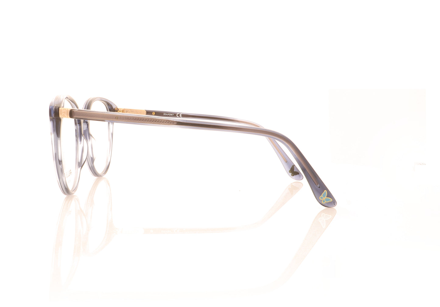 Paul & Joe Azure04 E499 Crystal Blue Glasses - Side