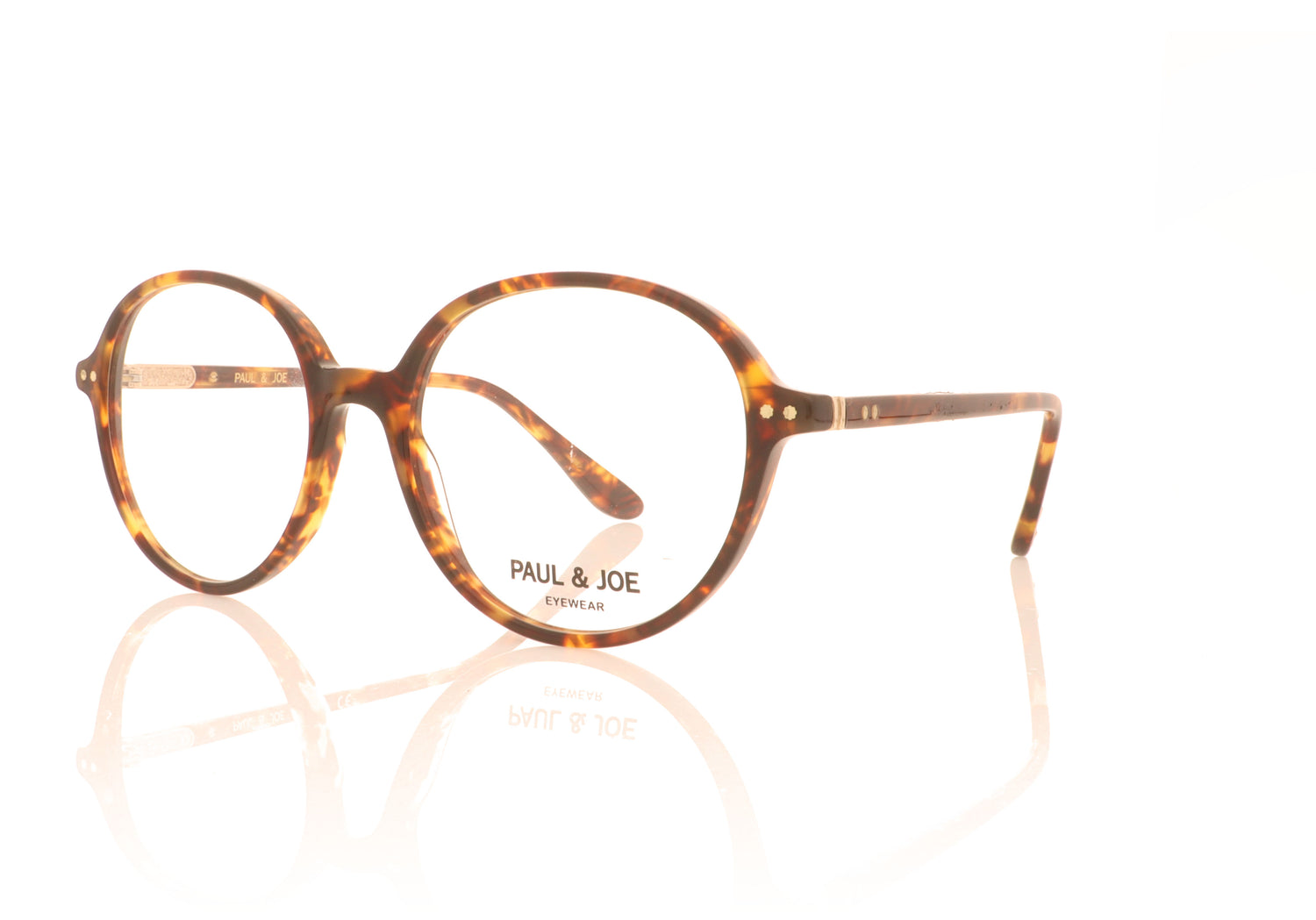 Paul & Joe Daisy02 E036 Amber Tortoise Glasses - Angle
