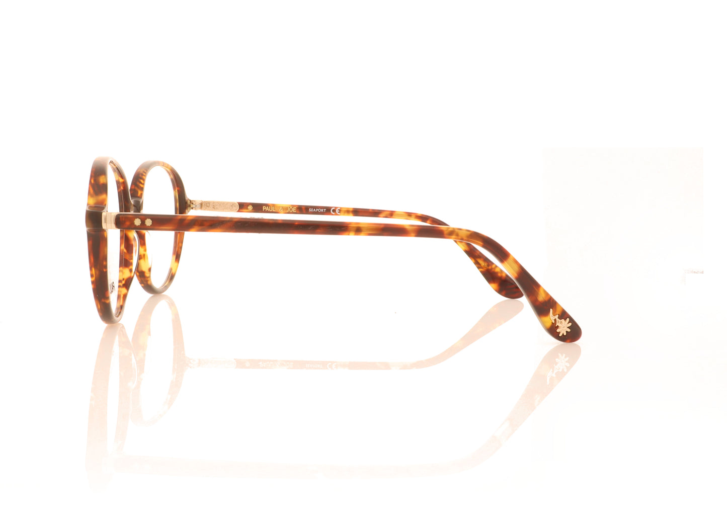 Paul & Joe Daisy02 E036 Amber Tortoise Glasses - Side