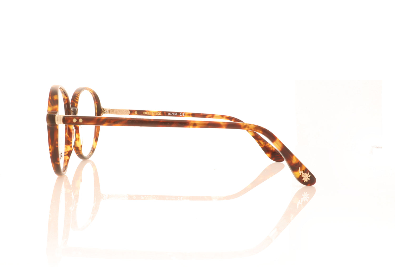 Paul & Joe Daisy02 E036 Amber Tortoise Glasses - Side