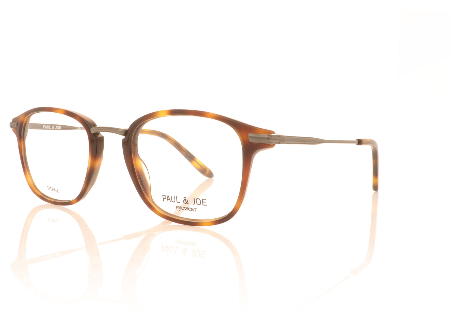 Paul & Joe Kaal32 E339 Havana Tortoise Glasses - Angle