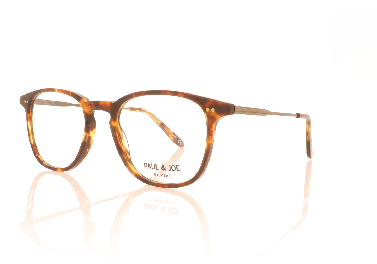 Paul & Joe Kaal51 E229 Havana Tortoise Glasses - Angle