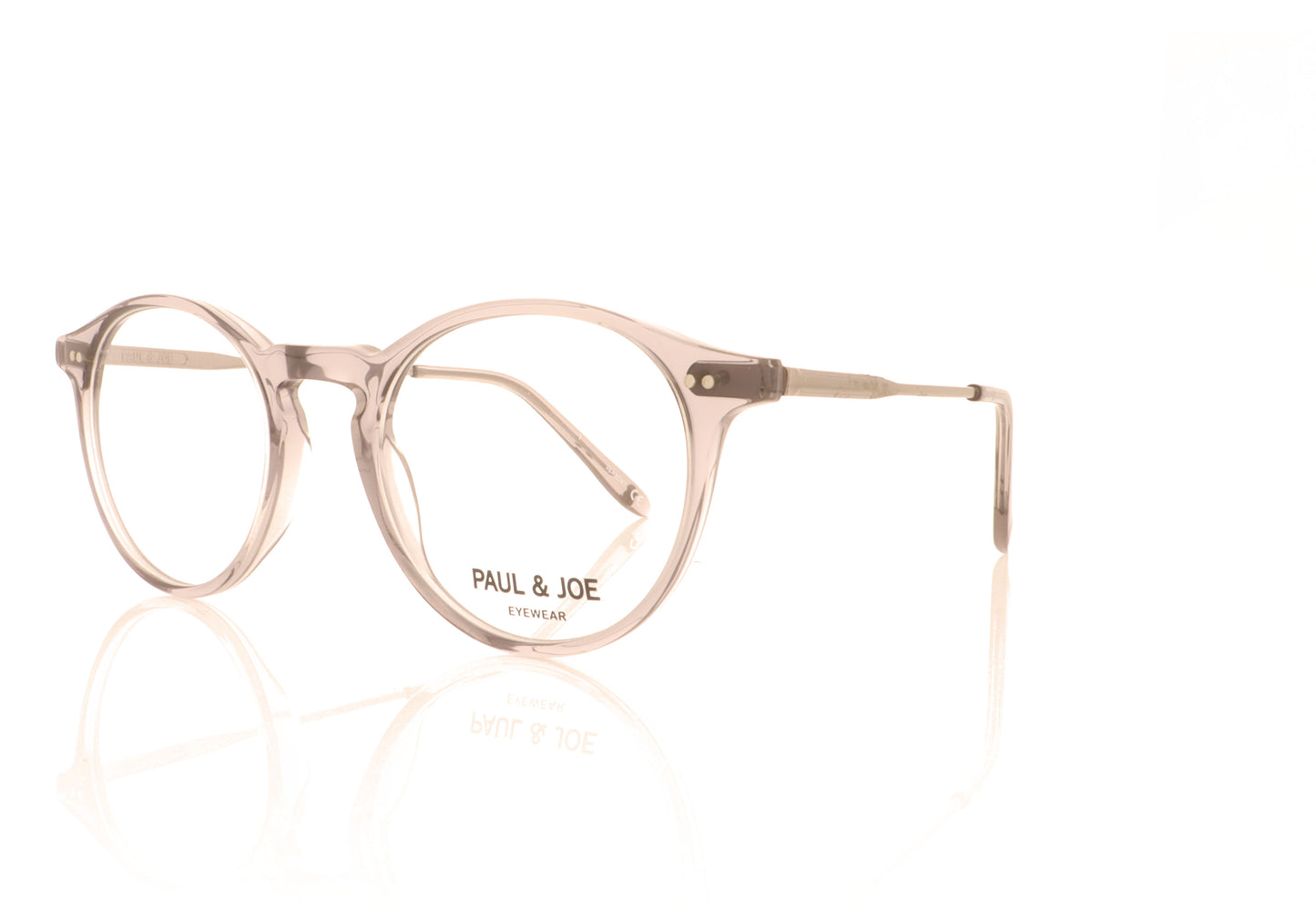 Paul & Joe Kaal52 GR54 Shiny Light Grey Glasses - Angle