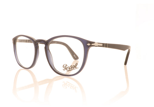 Persol 0PO3143V 1141 Transparent Blue Glasses - Angle