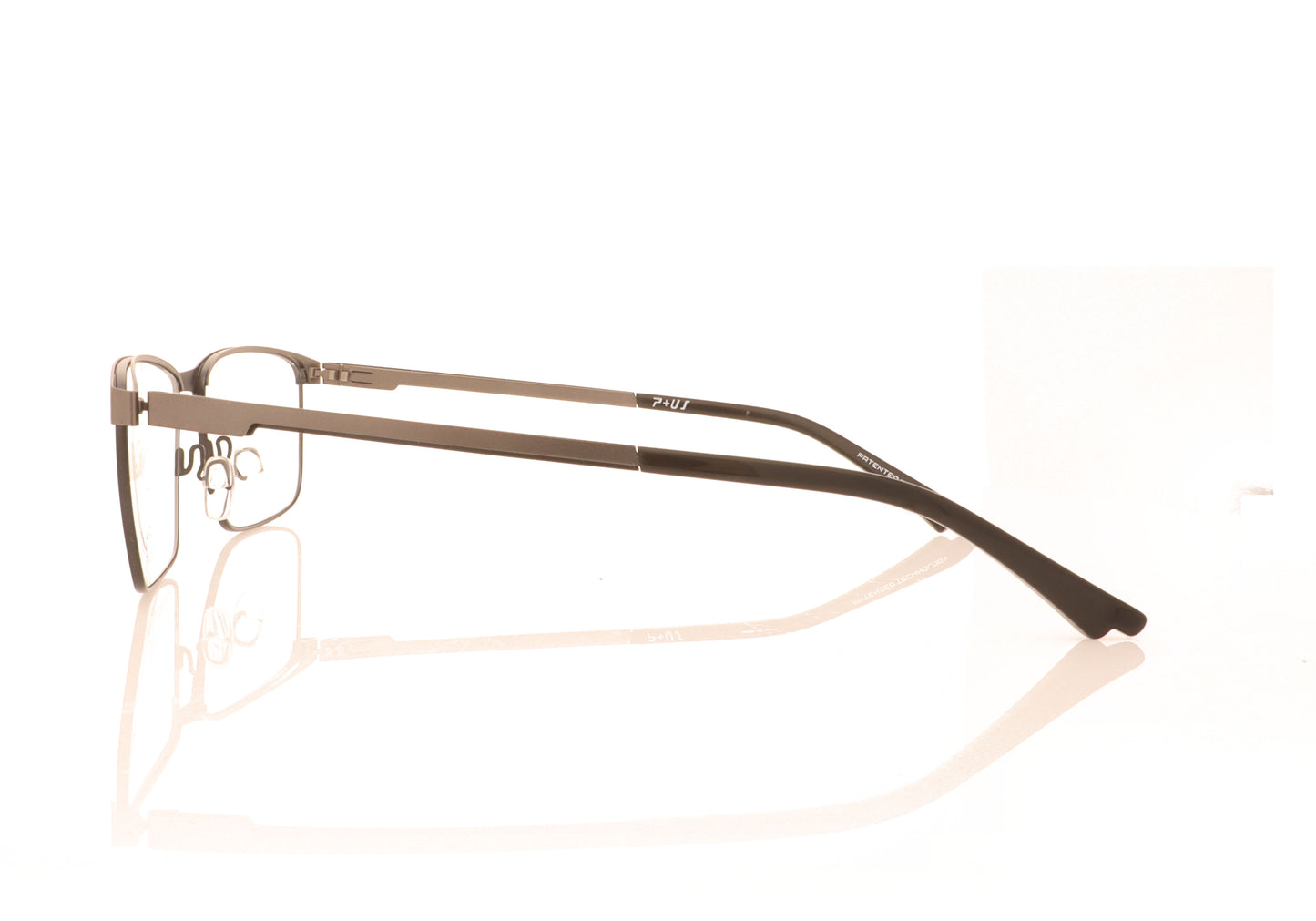 P+US D1718C G Gunmetal Glasses - Side