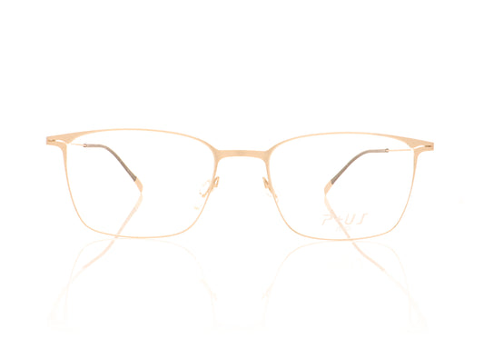 P+US Zero ZA01-OV Silver Glasses - Front