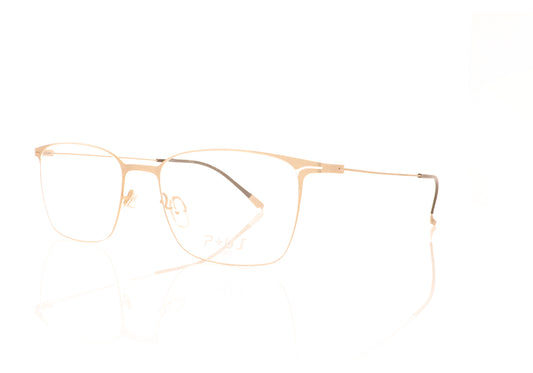 P+US Zero ZA01-OV Silver Glasses - Angle