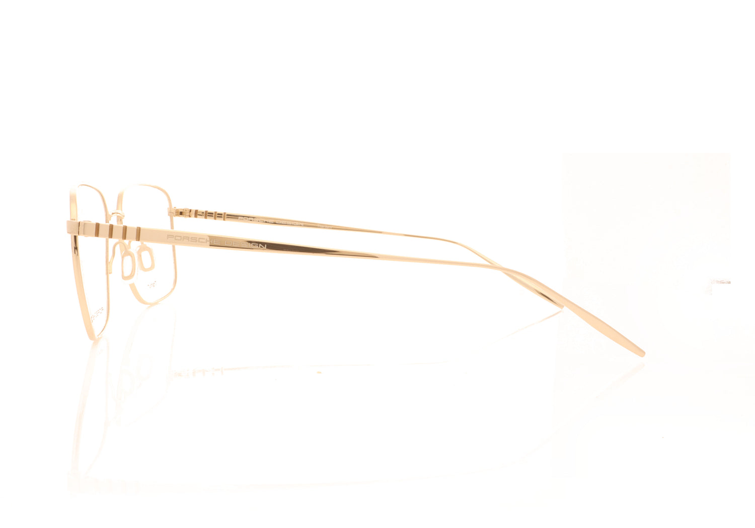 Porsche Design P 8372 B Gold Glasses - Side