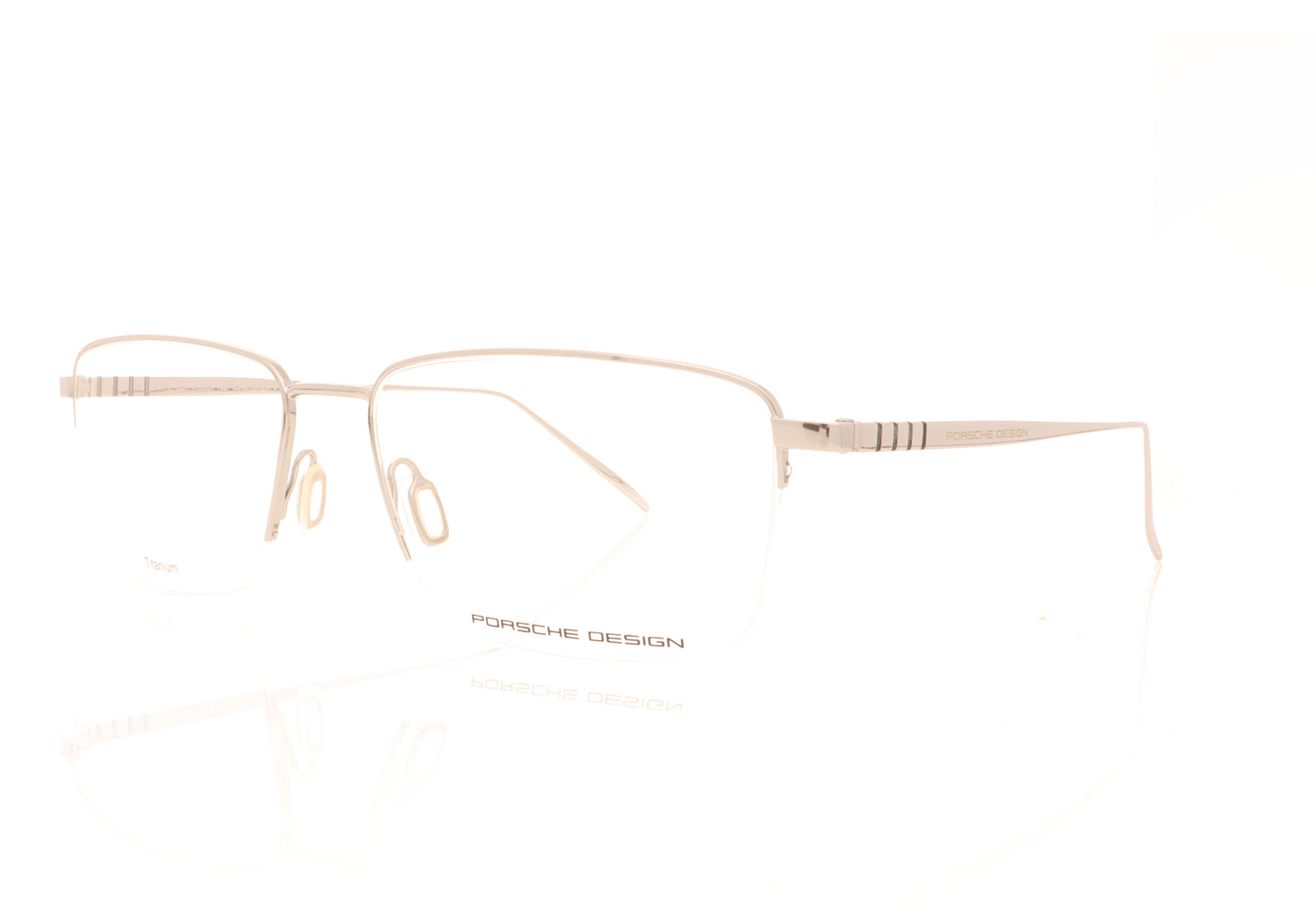 Porsche Design P 8396 B Silver Glasses - Angle