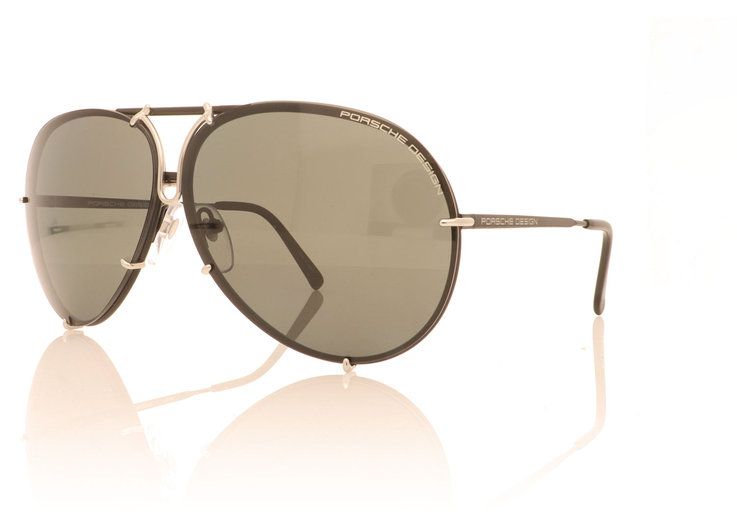 Porsche Design P 8478 J Black Sunglasses - Angle