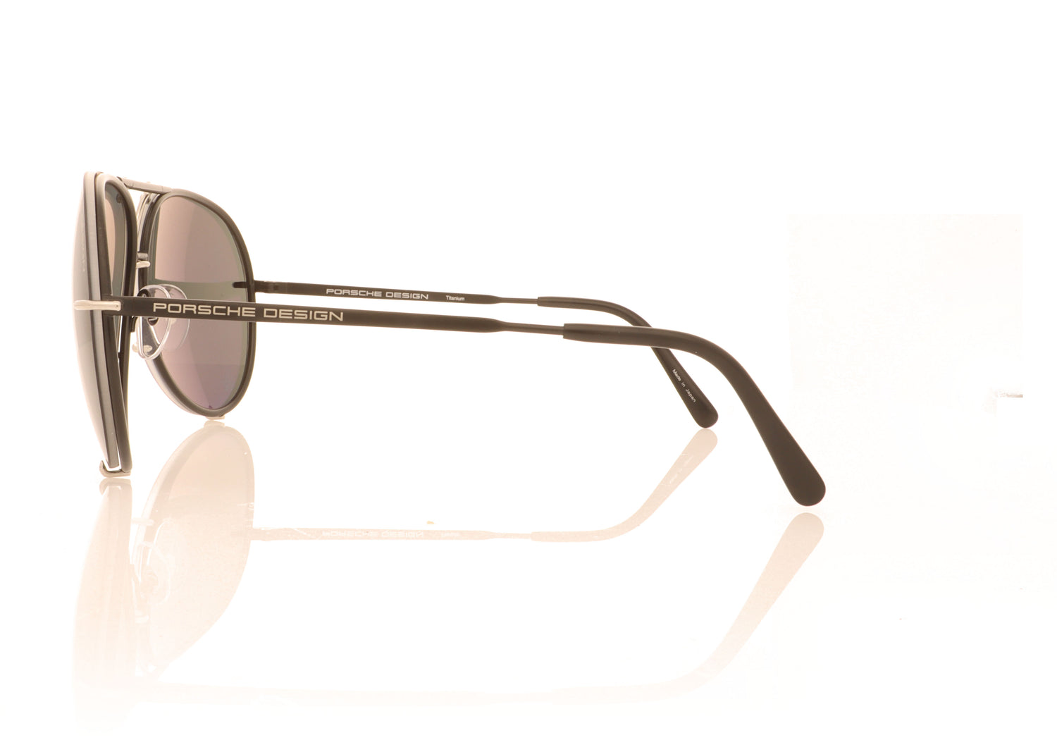Porsche Design P 8478 J Black Sunglasses - Side