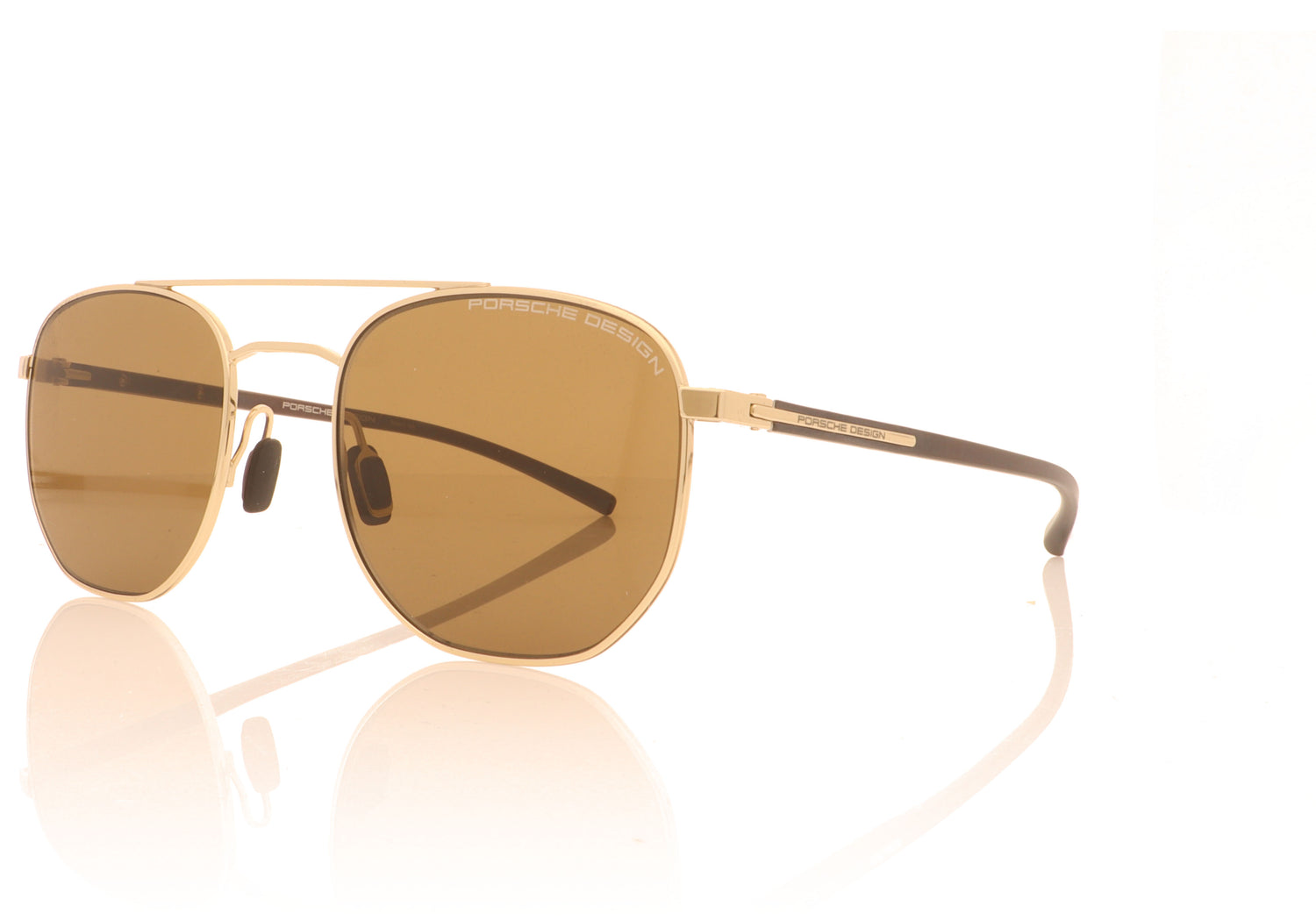 Porsche Design P 8695 B Gold Sunglasses - Angle