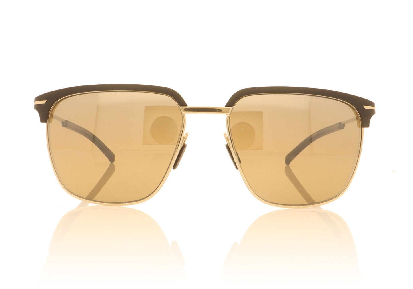 Porsche Design P8698 V176 Black Gold Sunglasses - Front