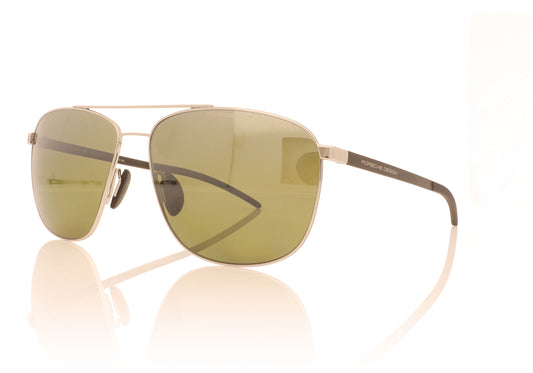 Porsche Design P 8909 D Silver Sunglasses - Angle