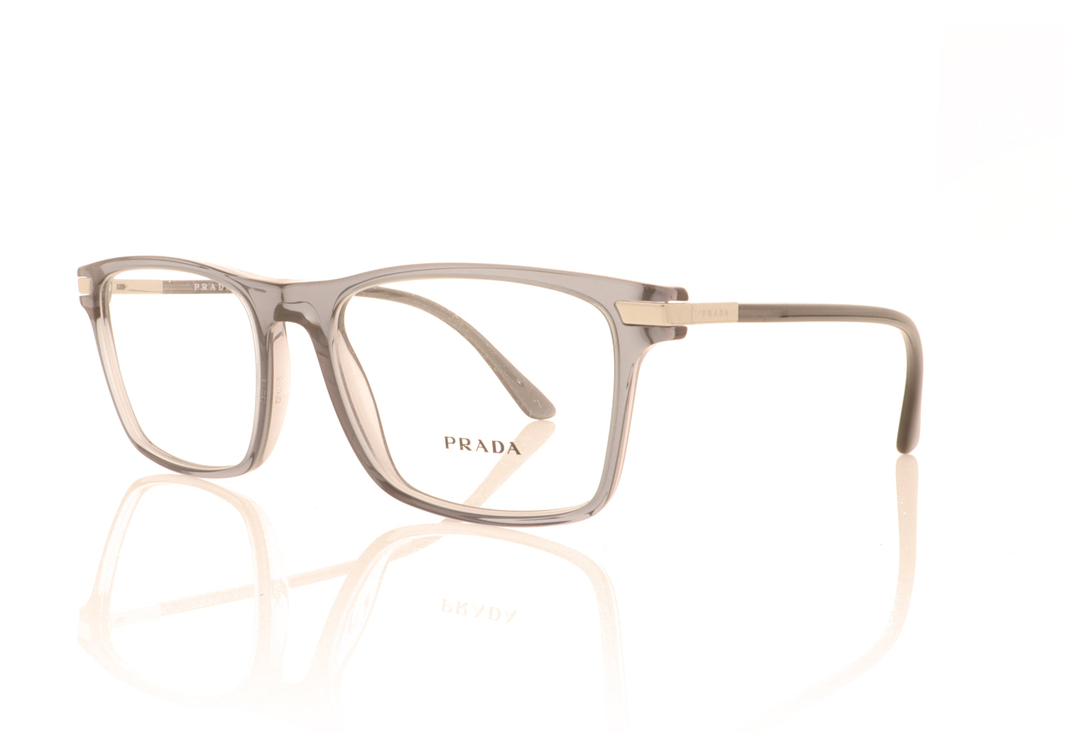 Prada 0PR01WV 01G101 Grey Glasses - Angle