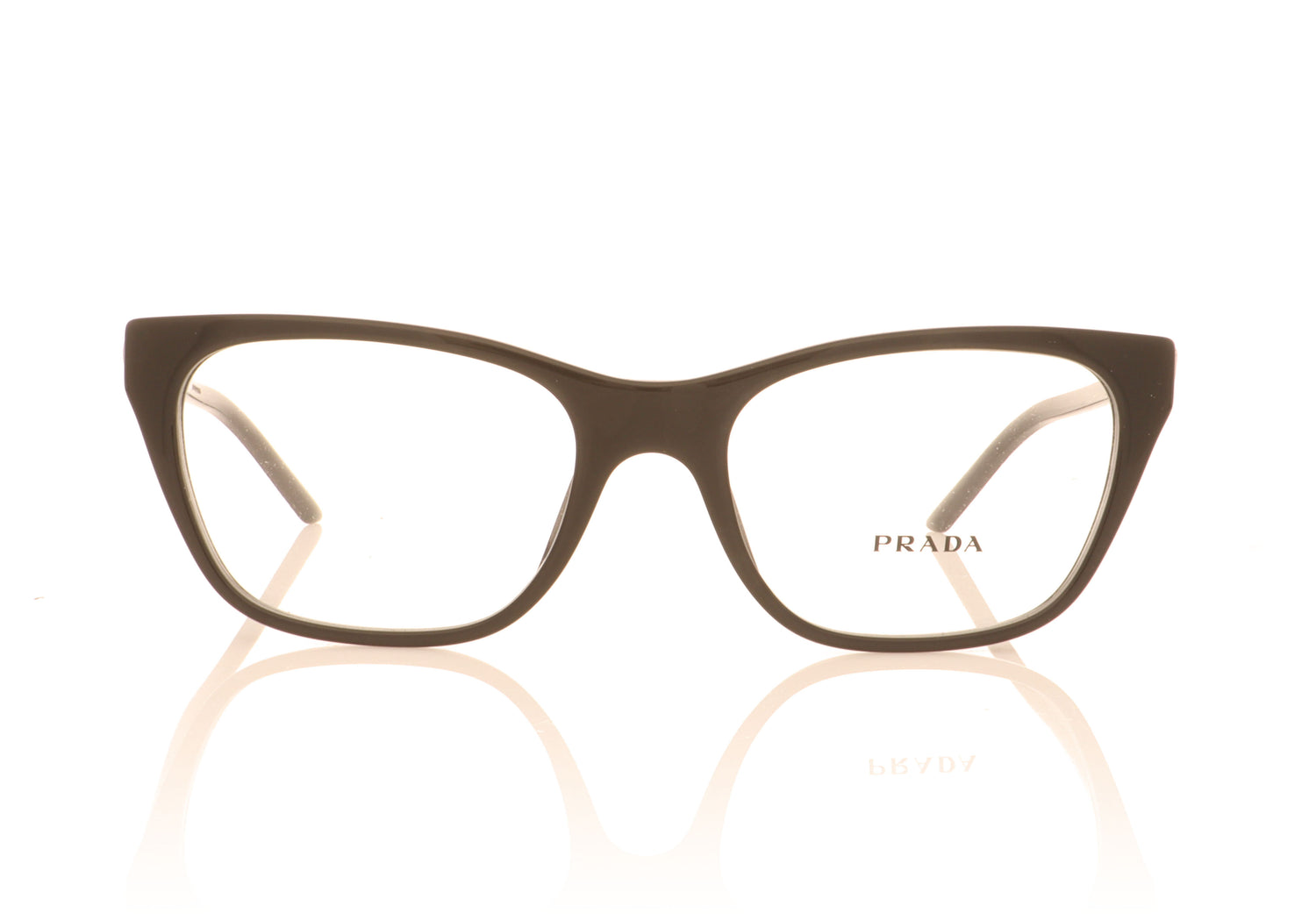 Prada VPR 05Y 1AB1O1 Black Glasses - Front