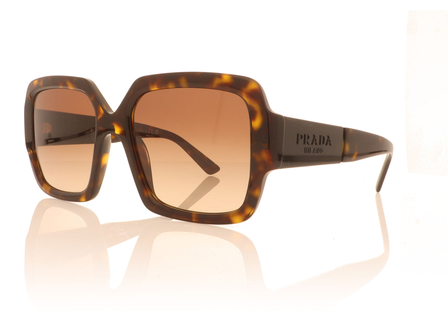 Prada 0PR 21XS 2AU6S1 Havana Sunglasses - Angle