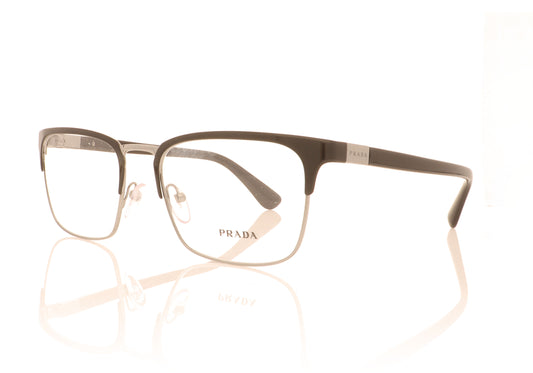 Prada Heritage 1AB1O1 Black Glasses - Angle