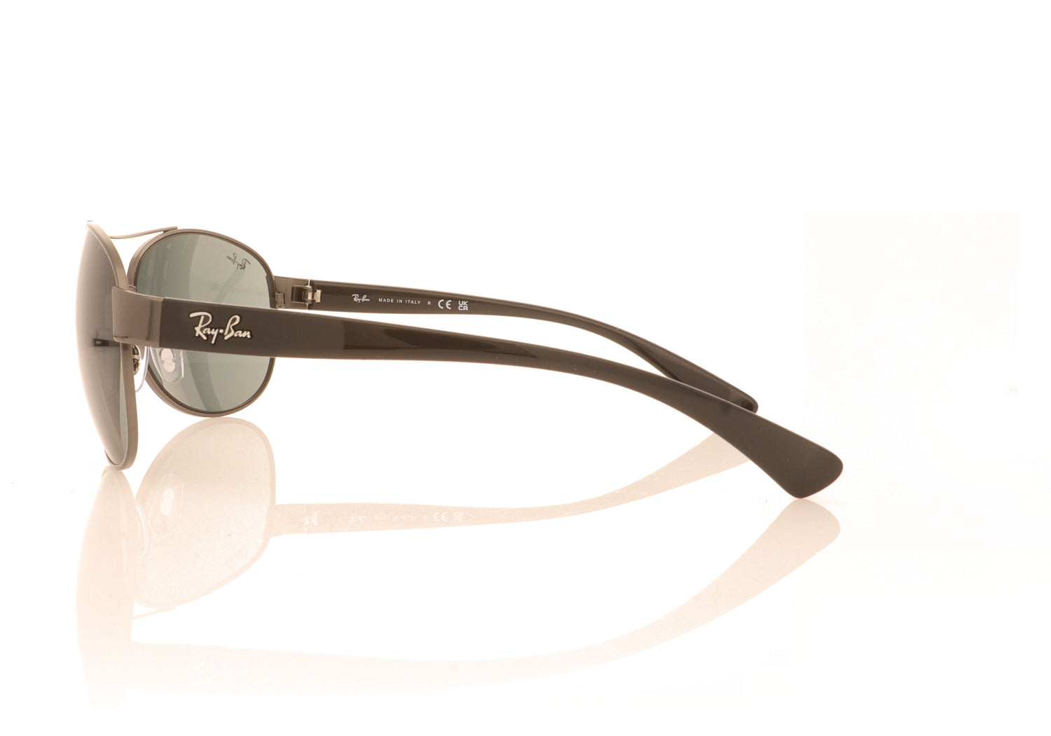 Ray-Ban Rb3386 004/71 Gunmetal Sunglasses - Side