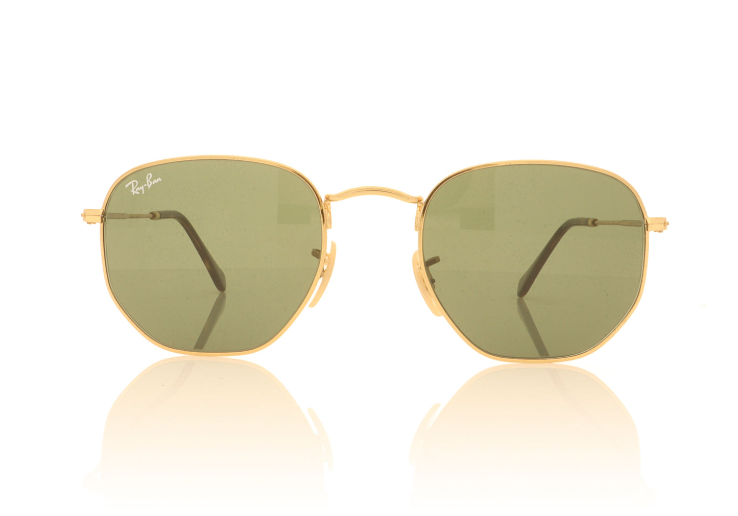 Ray-Ban RB3548N 1 Gold Sunglasses - Front