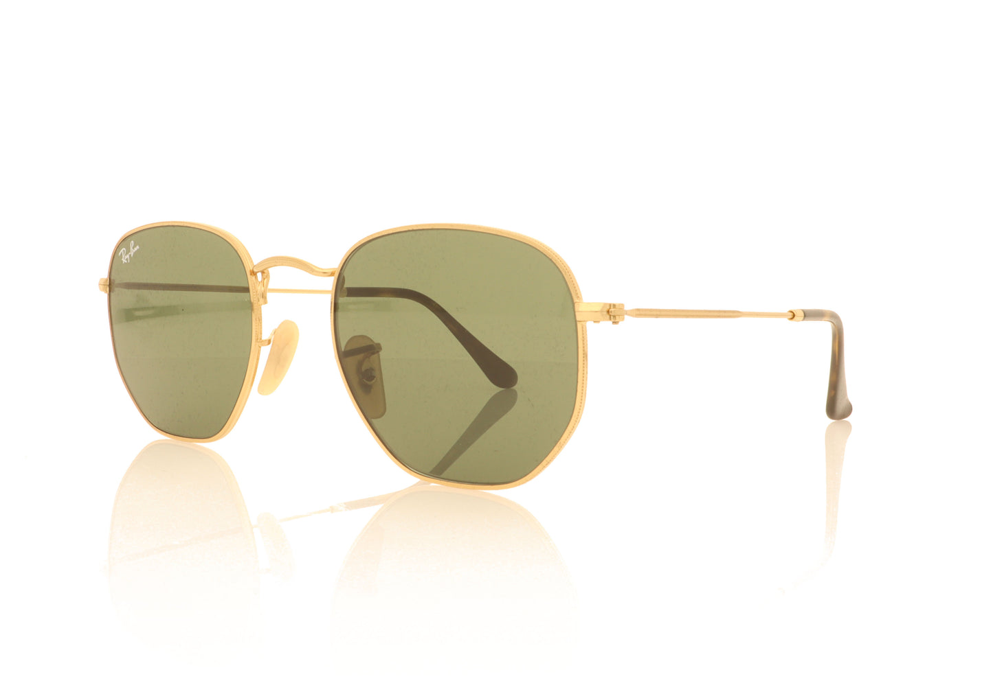 Ray-Ban RB3548N 1 Gold Sunglasses - Angle