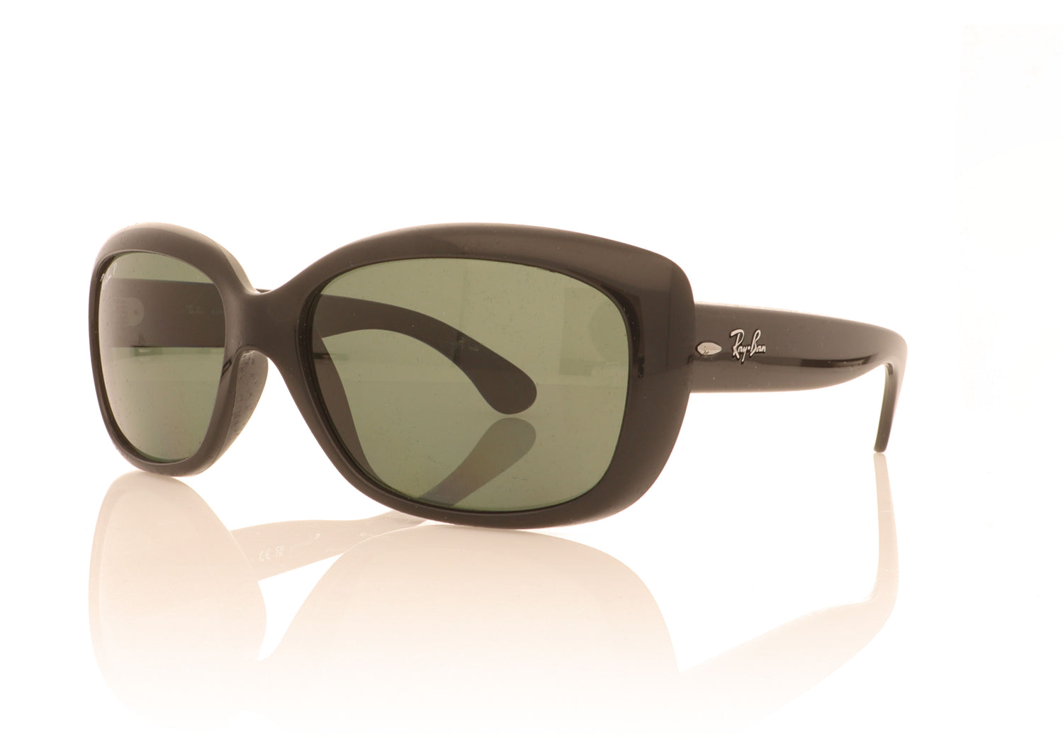 Ray-Ban Jackie Ohh 601/58 Black Sunglasses - Angle