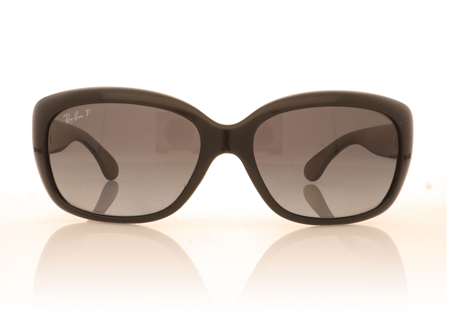 Ray-Ban Jackie Ohh 601/T3 Shiny Black Sunglasses - Front