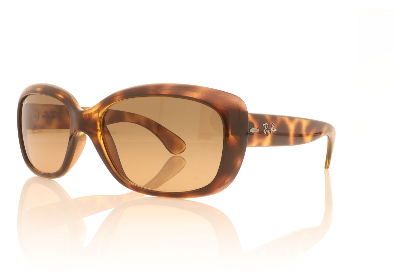 Ray-Ban Jackie Ohh 642/43 Havana Sunglasses - Angle