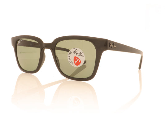 Ray-Ban 0RB4323 601/9A Black Sunglasses - Angle