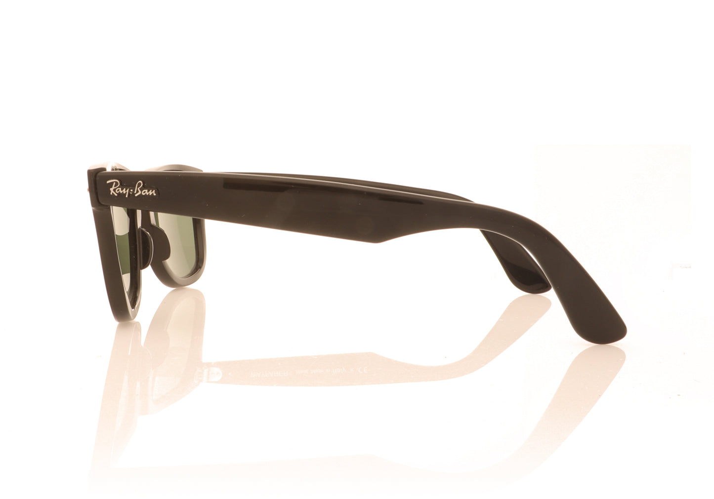 Ray-Ban Wayfarer 601/58 Black Sunglasses - Side