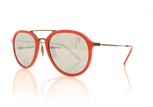 Ray-Ban RB4369M F62330 Red Sunglasses - Angle