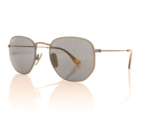 Ray-Ban RB 8148 9208T0 Demigloss Gunmetal Sunglasses - Angle