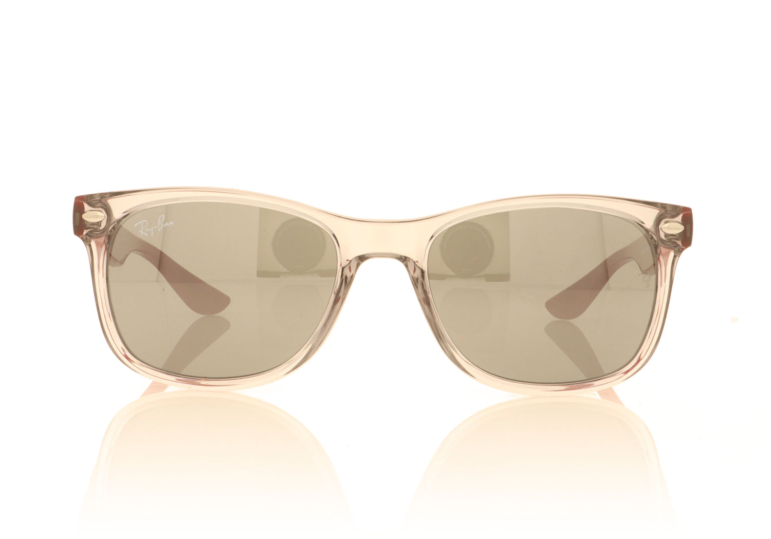 Ray-Ban Junior New Wayfarer 70636G Transparent Grey Sunglasses - Front