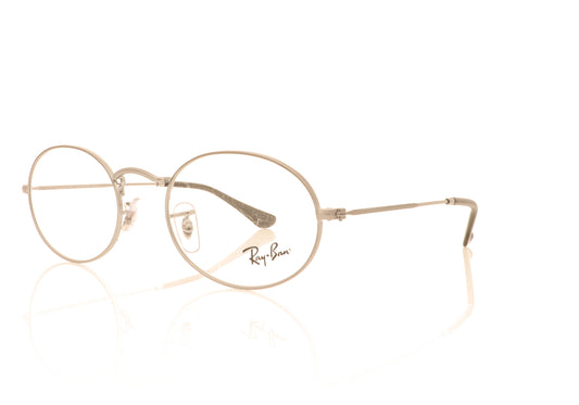 Ray-Ban Oval 2502 Gunmetal Glasses - Angle