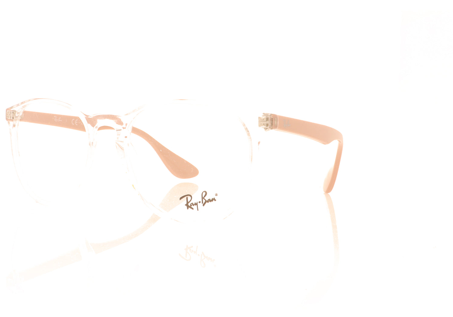 Ray-Ban Erika 5953 Transparent Glasses - Angle