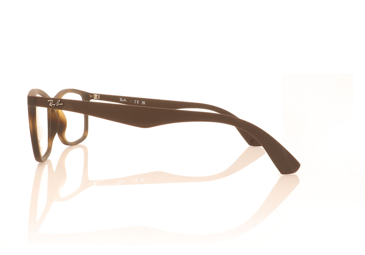 Ray-Ban 0RX7047 5573 Matte Havana Glasses - Side