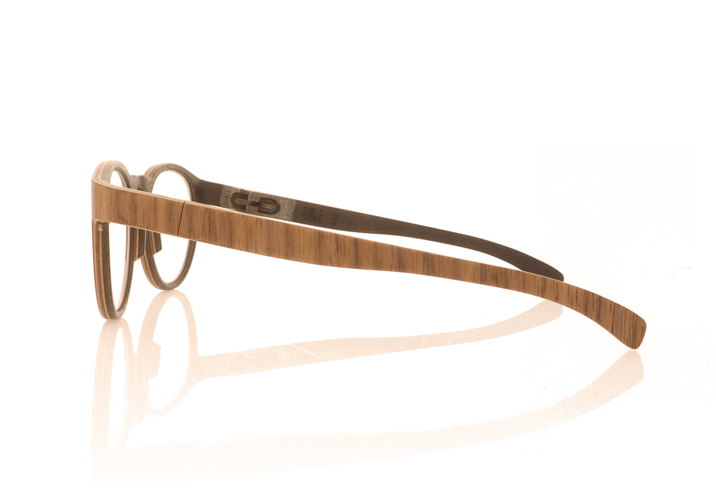 ROLF Spectacles Cameo 133 Brown Glasses - Side
