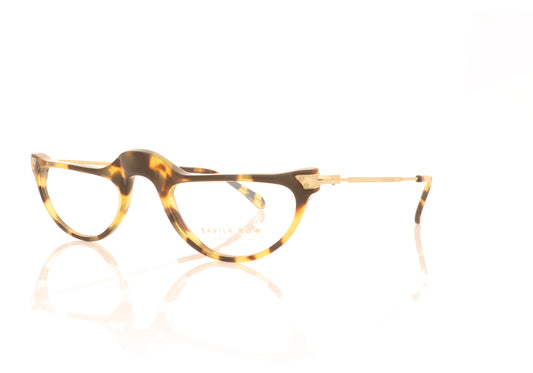 Savile Row Brandy Havana Havana Glasses - Angle